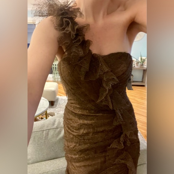 Carmen Marc Volvo dress size 8 mermaid mother of the bride gown gorgeous $4400 - Picture 7 of 15